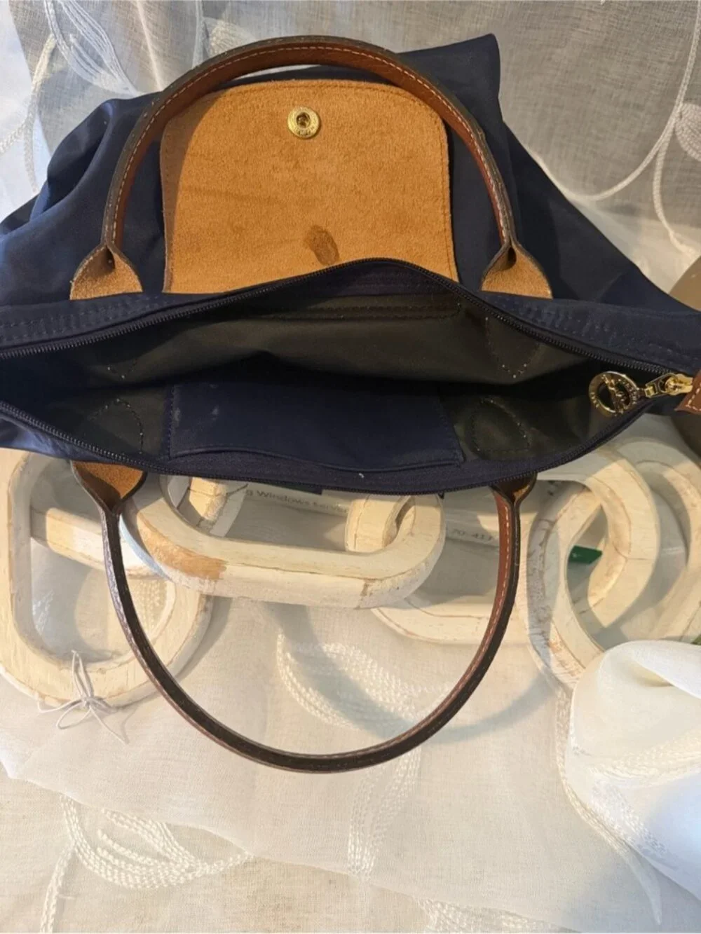 Longchamp compact tote